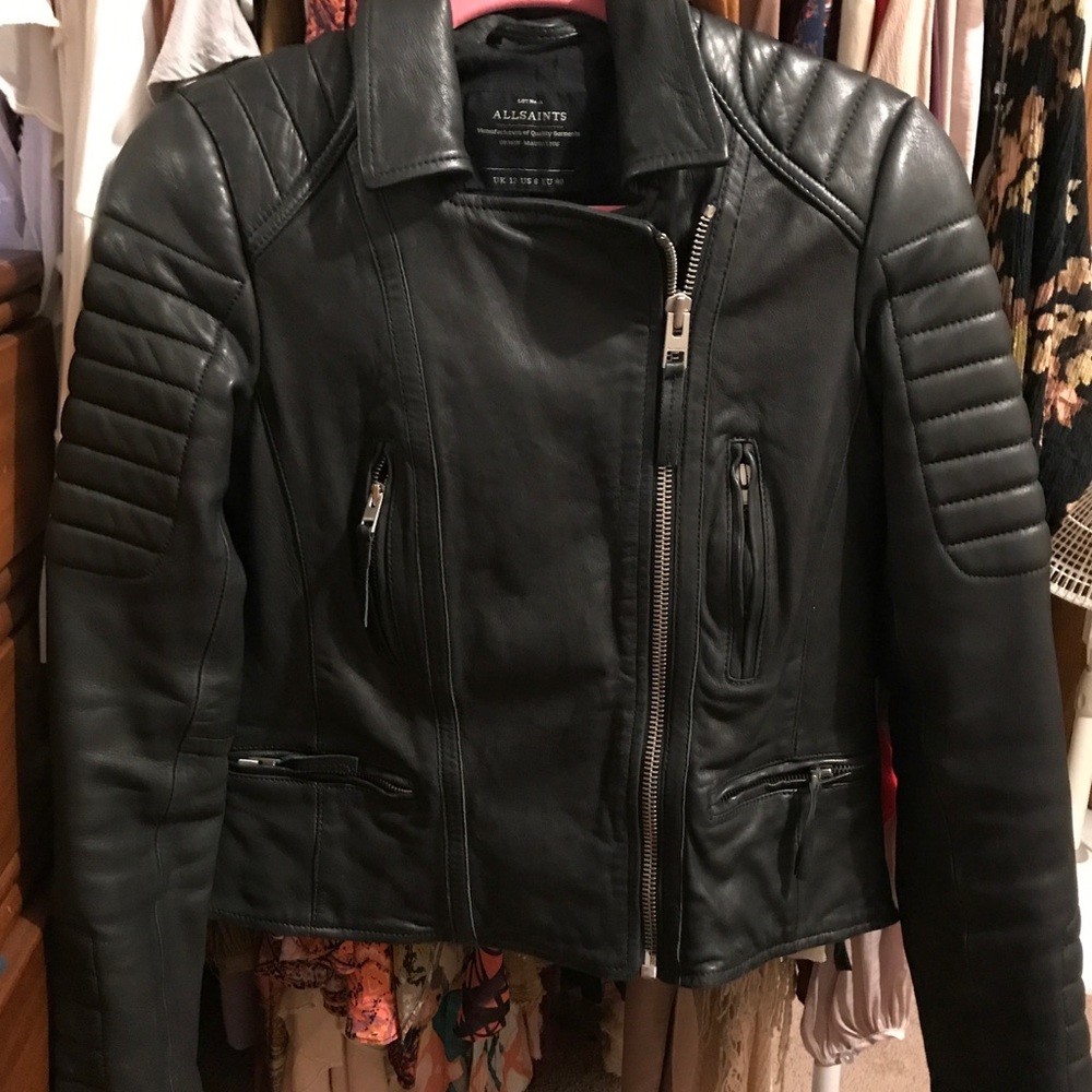 All Saints genuine Leather Jacket